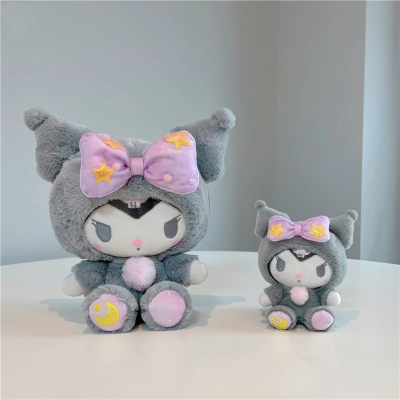 

12/20cm Sanrio Cartoon Kawali Kuromi KT My Melody Cinnamoroll Pillow Plush Toys Soft Stuffed Dolls for Kids Birthday Gifts