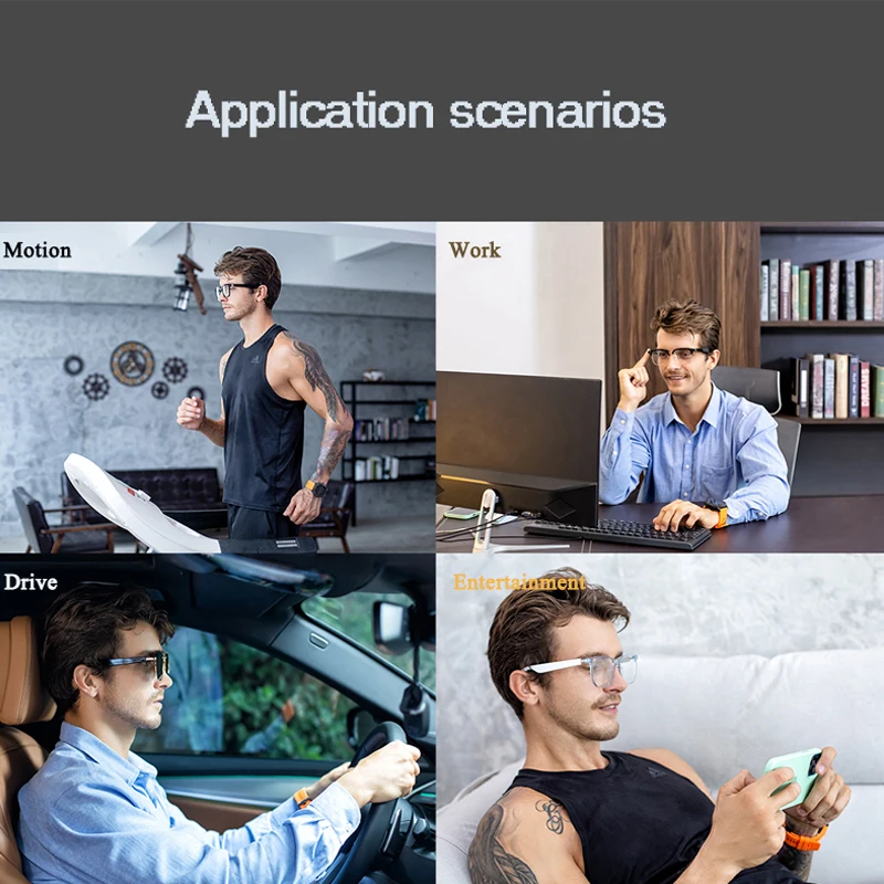 Смарт-очки MX10 с поддержкой Bluetooth 5 0 и защитой от BlueLight