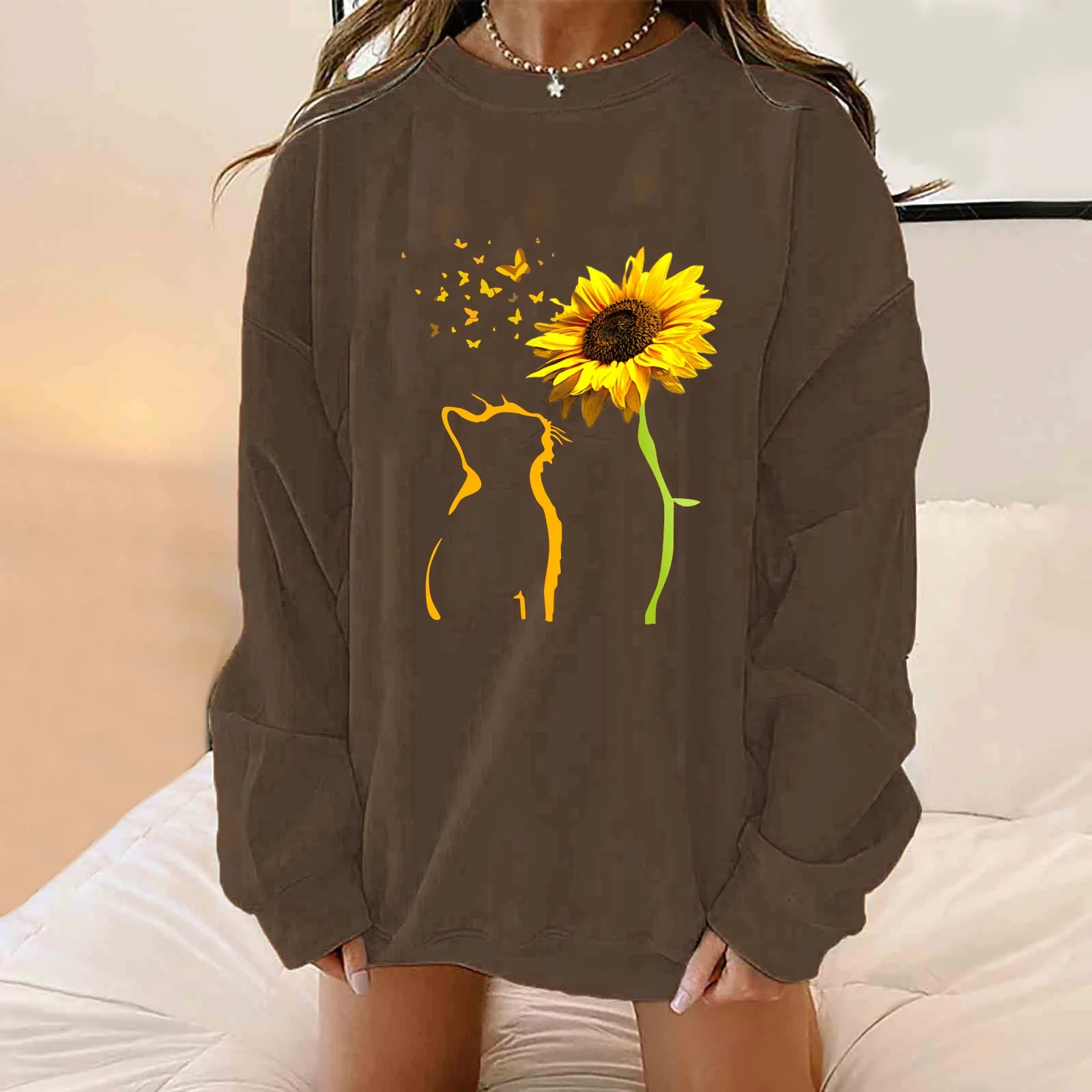 

Fleece Sweater Women Womens Hoodless Fit Full Zip Sweatshirt Crewneck Loose Hooded Casual Long Sleeve Pullover Tops Light Jacket