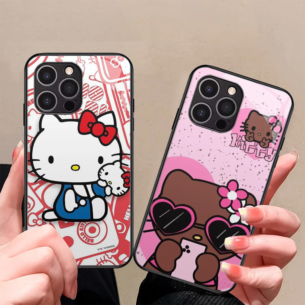 T-56 чехол из закаленного стекла Hello Kitty для Xiaomi POCO F5 M4 F3 F4 GT M3 M6 Pro 5G