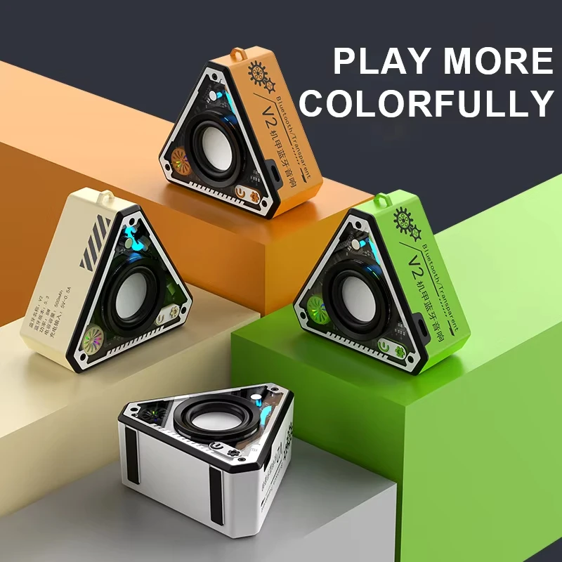 Bluetooth-динамик в стиле Mecha светодиодный светильник уличный портативный