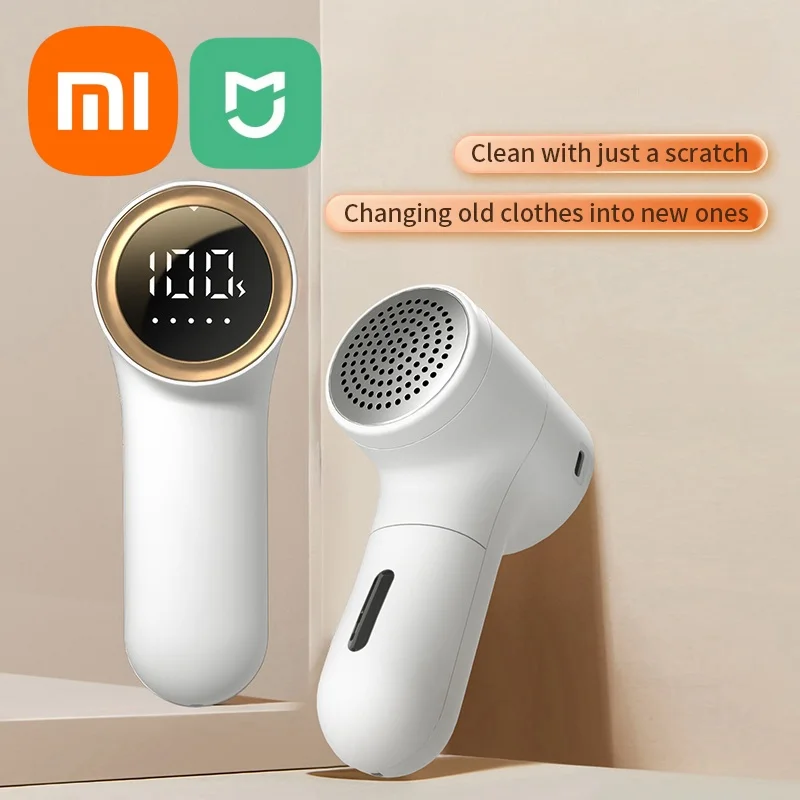 Фото Электрическое средство для удаления ворса Xiaomi, перезаряжаемый через USB, интеллектуальный триммер с цифровым дисплеем, портативная бритва для одежды, 5-ступенчатая бритва №1