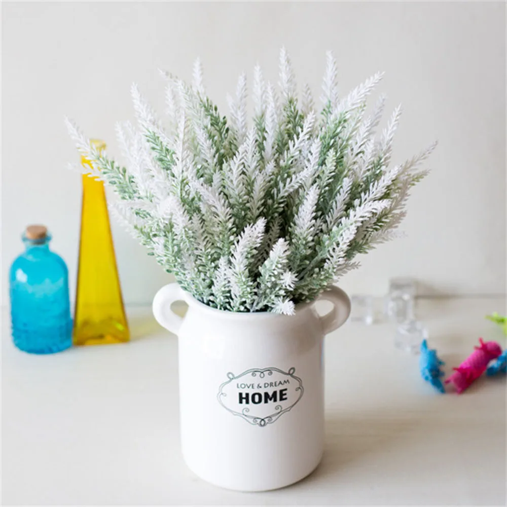 

Artificial Flowers Romantic Provence Lavender Wedding Flower Bouquet Valentine's Day Eternal Flower Gift for Home Decoration