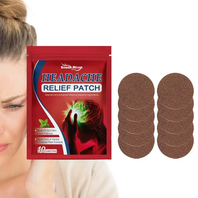 

Headache Relief Patch Natural Herbal Plaster Diziness Migraine Headache Pad Soothing Stickers Improve Sleep Quality Health Care