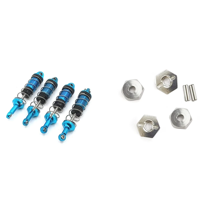 

12 мм комбайнер ступицы колеса шестигранный адаптер с регулируемым маслоамортизатором демпфер для MN86K MN86 MN86S MN G500 1/12 Радиоуправляемый автомо...