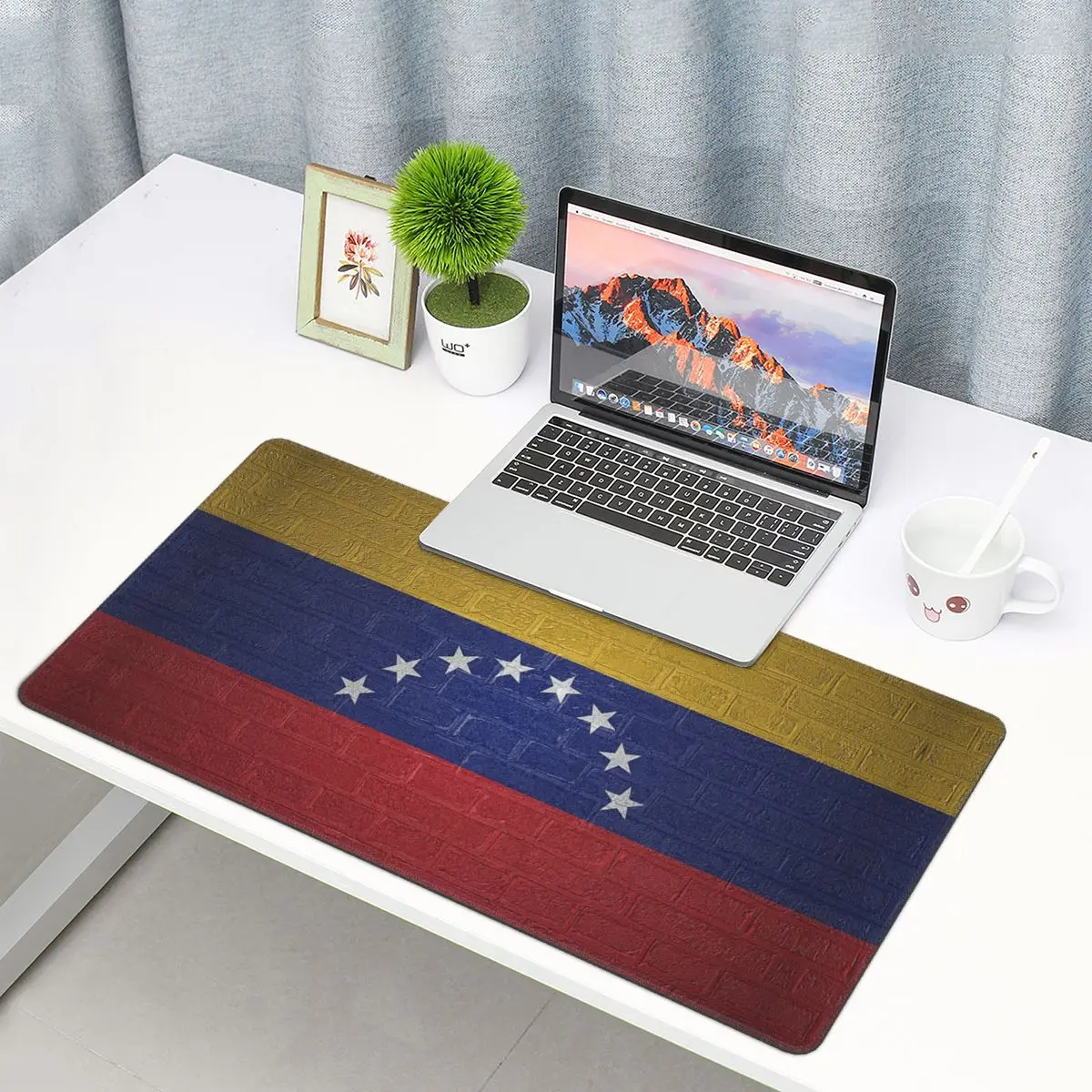 

Flag Of Venezuela Keyboard Mouse Mat Mousepad 80x30 Laptop Rubber Gamer Mouse pad