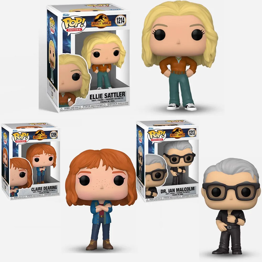 Funko поп фильмы мир Юрского периода Клэр деваринг #1209 доктор Иан Малкольм #1213 #1214