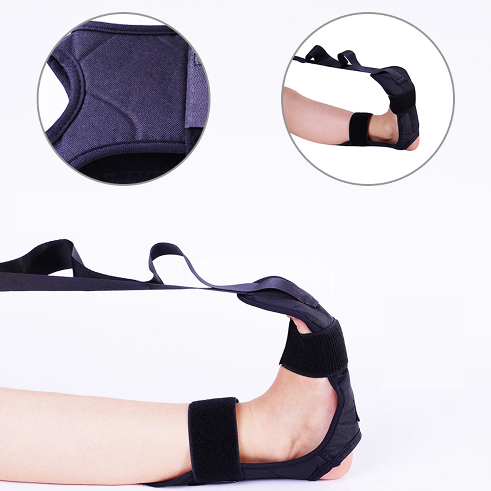 Растягивающийся ремень для йоги 128 см ремень-растяжка телячьей ноги эластичный