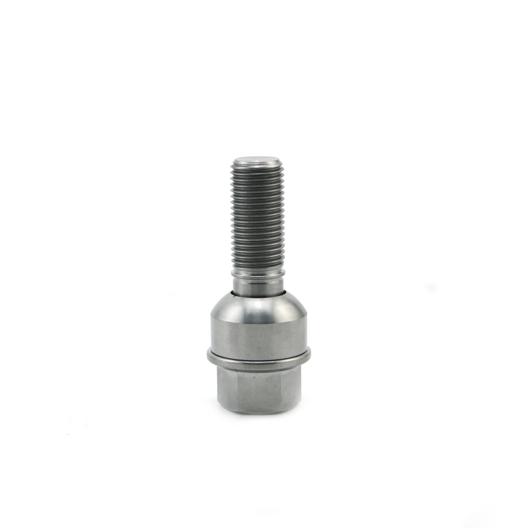 

One Piece High Performance Gr.5 Titanium Lug Bolts M12/M14*1.25/1.5*65mm with Cone Seat Spacer