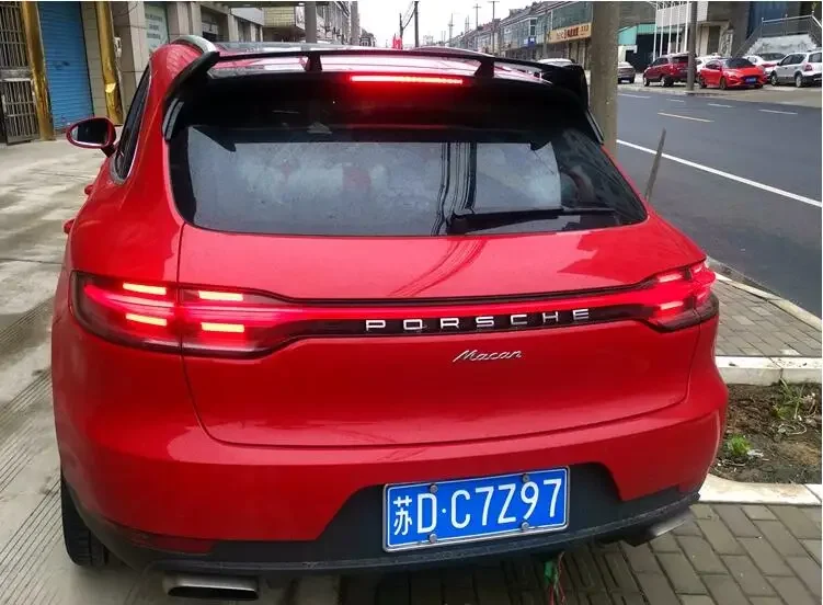 Горячий! Спойлер для Porsche Macan 2014 2015 2016 2017 2018 2019 2020 2021 спойлеры на заднее крыло хвост