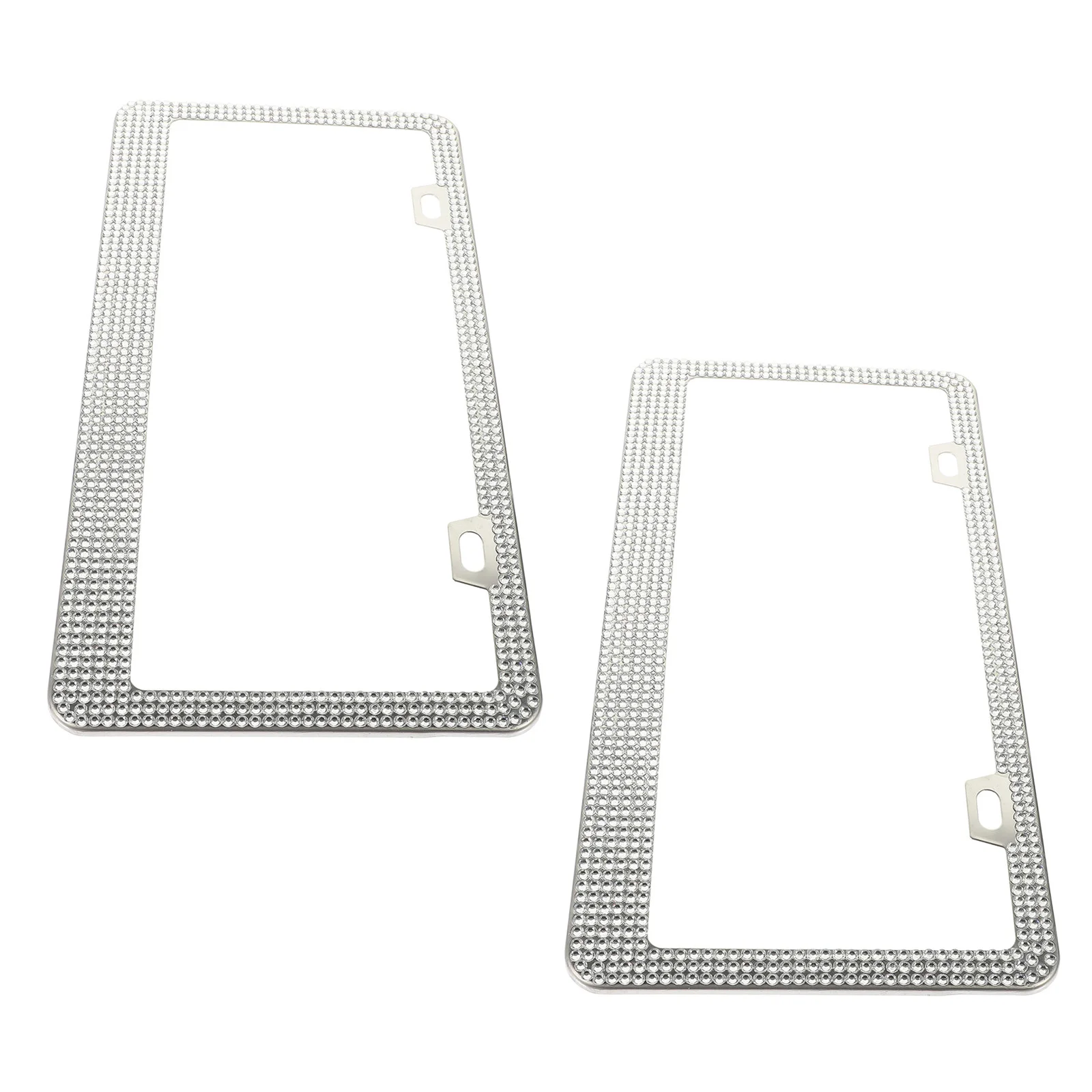 

Plate License Car Frames Rhinestone Bling Tag Cover Frame Holders Bracket Vehicle Covers