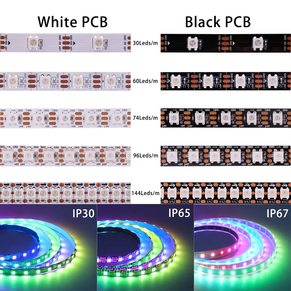

Xnbada RGB светодиодная лента WS2812 5050