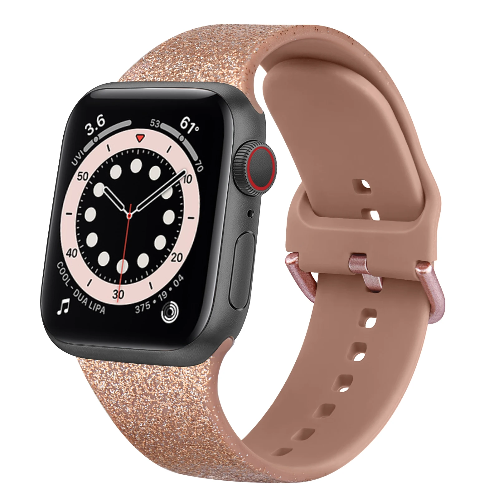 Strap For Apple Sport Watch band 44mm 40mm for iwatch Bracelet series 7 6 Se 5 4 3 2 1 42mm 38mm correa watchband accessories