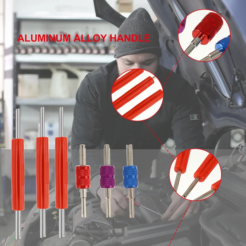 1 Комплект Двуглавый Инструмент Для Снятия Автомобильного Клапана Инструменты