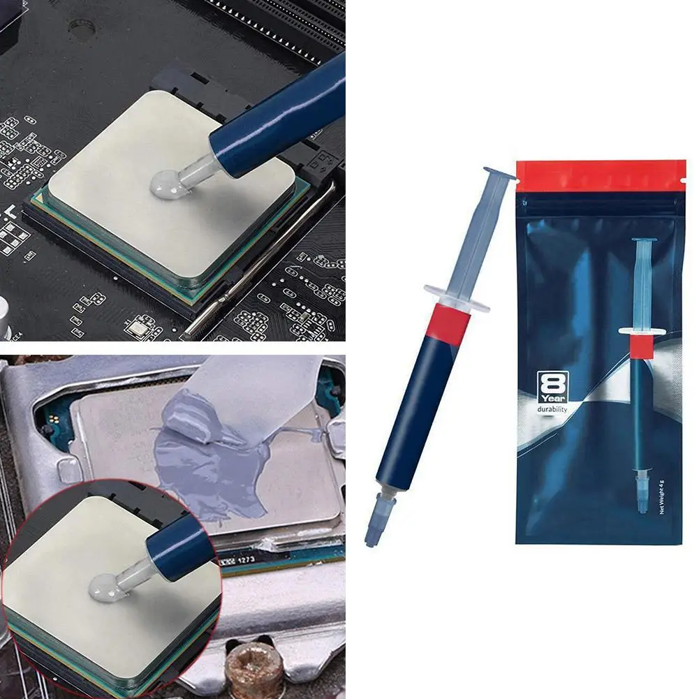 Смазка для вентилятора VGA Теплопроводящая паста охлаждения 2/4g MX-4 4g - купить по