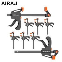 airaj 4 inch woodworking clamp clips wholesale f clamp clip hard grip quick ratchet release diy carpentry hand vise tools