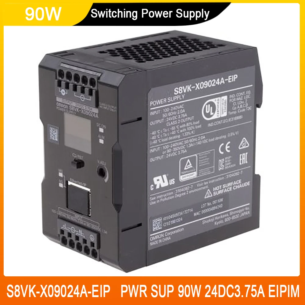 S8VK-X09024A-EIP PWR SUP 90W 24DC3.75A EIPIM Switching Power