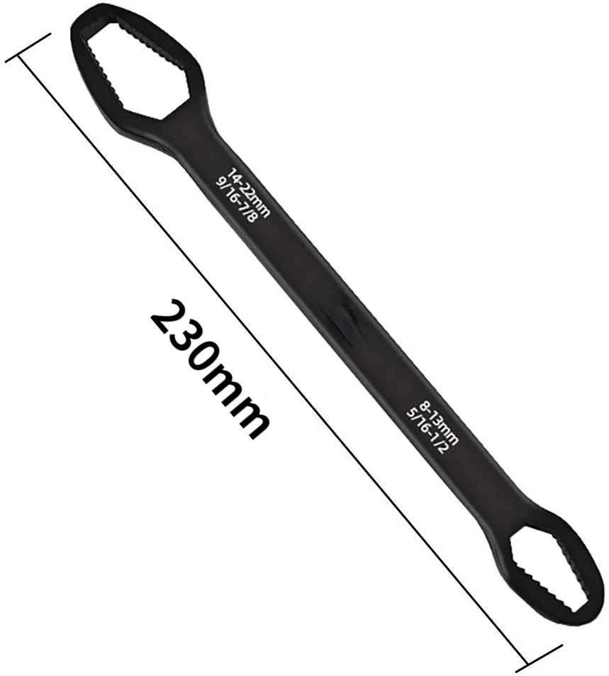 8-22mm Universal Double Ended Wrench Self-Tightening Screw Nuts Repair Wrenches Ratchet Spanner Plumbing Tools Tap - купить по