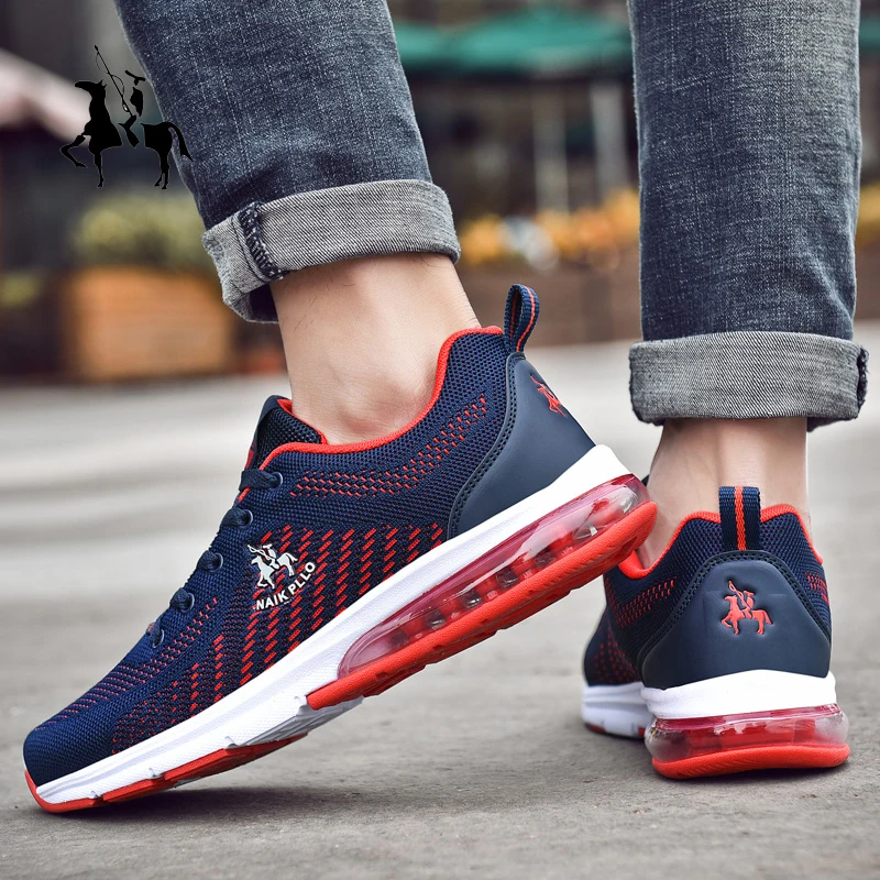 Мужские Нескользящие кроссовки дышащие сетчатые Повседневная прогулочная обувь