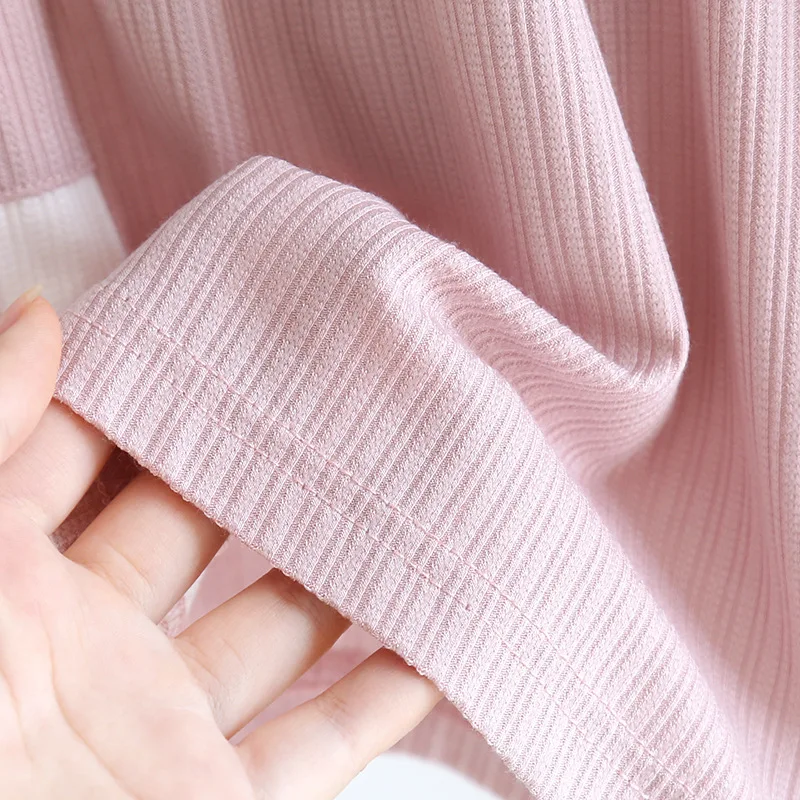 Women Short Sleeve T-Shirts Wide Leg Pants Half  Shorts Pair At Will Modal Jacquard homewear Summer Elastic Home Outing Clothes