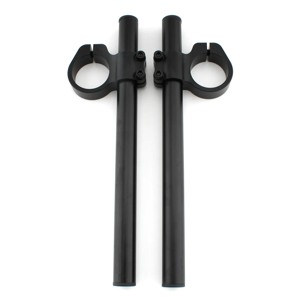 1 пара черных мотоциклетных зажимов с ЧПУ высоким подъемом универсальная версия