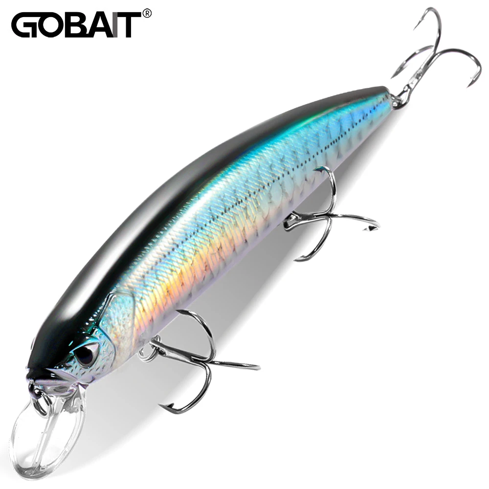 

Приманка рыболовная GOBAIT, 14 см, 24 г, 3 тройных крючка, 0-1,5 м