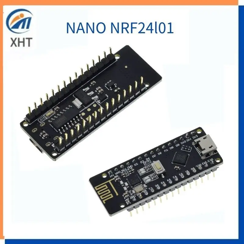 RF-Nano для Arduino Nano V3.0 Micro USB плата ATmega328P QFN32 5 в 16 м CH340 интегрированная NRF24l01 + 2 4G