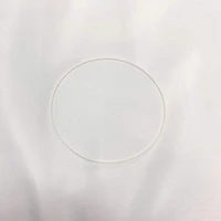 size diameter 65mm 2mm thickness transparent uv 300nm clear light filter glass zjb300