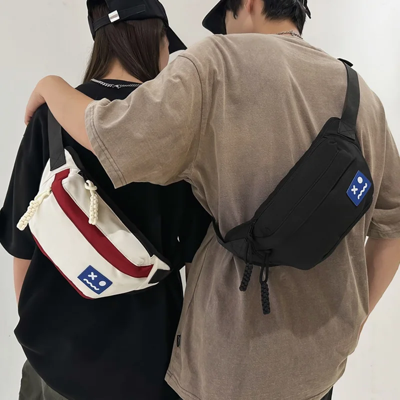 

Chest Rig Bag Man Fanny Pack Streetwear Hip hop Chest Bags Casual Shoulder Crossbody Bags Unisex Nylon Waist Bag Phone Pocket