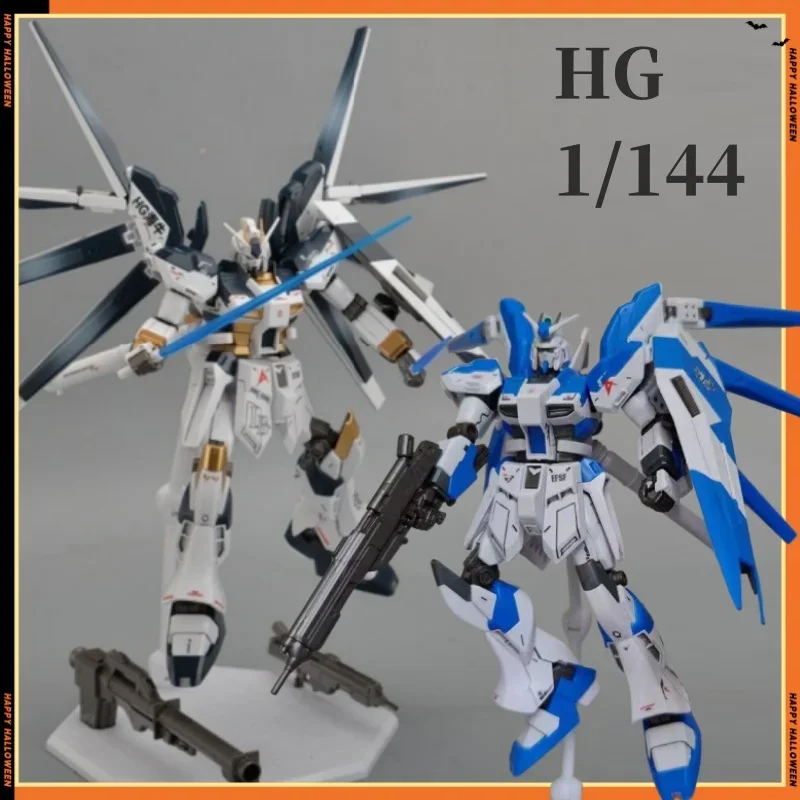 Bandai Gundam Rx-93-v2 Hi Nu Fighter Hg 1/144 Набор Моделей В Сборе — Коллекционная Фигурка Робота