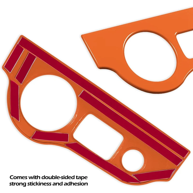 Наклейка на панель переключателя фары для оформления интерьера автомобиля 55-2021