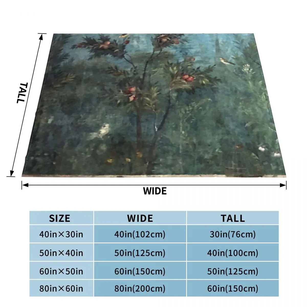 Древний римский фреска из виллы императрицы Ливии. Ультрамягкое одеяло
