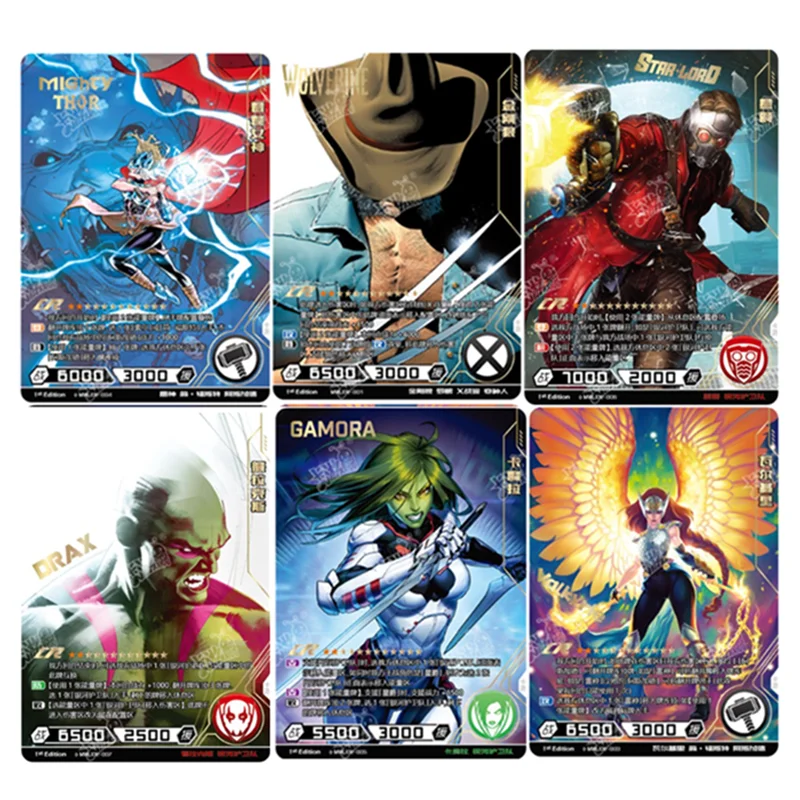 

Genuine Marvel CR Cards Avengers Alliance Cards Hero Battle Legendary Edition Third Iron Man MR Cards UR Cards Collection Cards