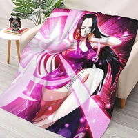 anime blanket one piece hancock throw blanket for home decor decorations microfibre blankets and throws christmas gifts