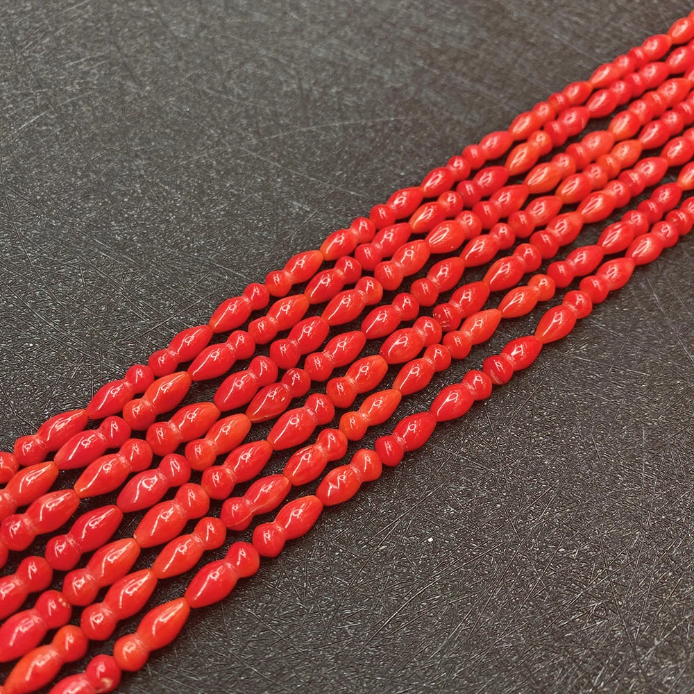 

New Arrive Red Coral Beads Natural Stone Loose Beads Sea Bamboo Coral Beads for Jewelry Making DIY Earrings Necklaces Accessory