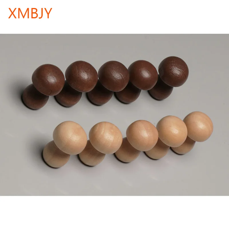 

Creative Wooden Mushroom Refrigerator Magnetic Stickers Pastoral 3D Simulation Cute Plant Refrigerator Magnet Home Kitchen Decor