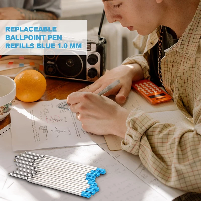50 шт. сменные стержни для шариковой ручки 1 0 мм
