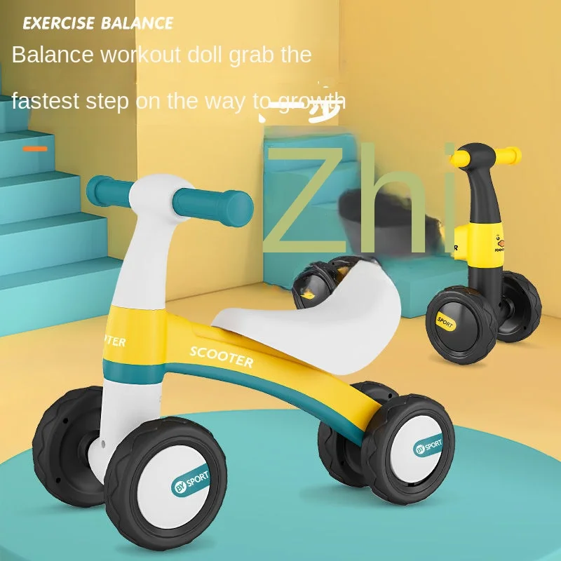 

0-3Years Baby Walker Children's Bicycle Balance Bike Walker Kids Ride For Learning Walk Scooter Early Educational Birthday Gift
