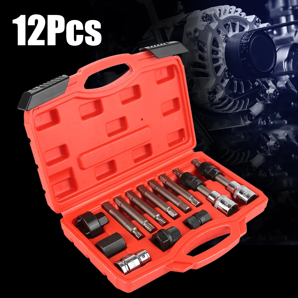 

Generator Belt Removal Tool Set Car Repairing Tool Assembly Wrench Set For Au-di BMW, Ford Skoda,Mercedes-Benz Opel,Volvo HWC