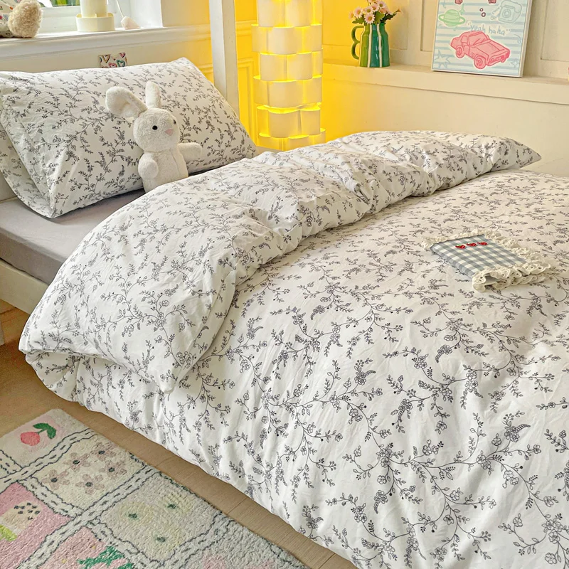 

Пододеяльник из полиэстера и хлопка floral style