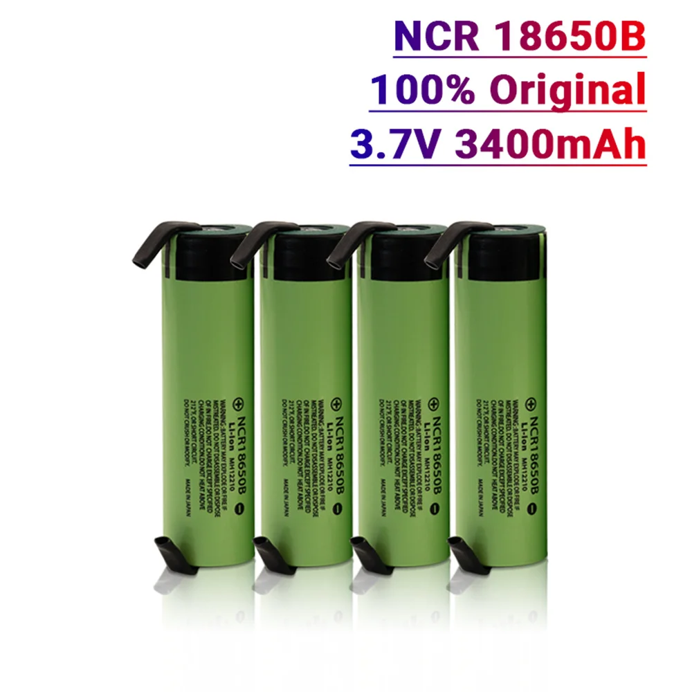 

NCR18650 Battery 3400mAh 3.7V Special Battery+DIY Nickel Suitable for Various Electric Tools 18650 Rechargeable Batteries