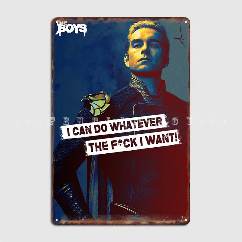 

Homelander The Boys Metal Plaque Poster Pub Home Printing Wall Decor Tin Sign Posters