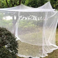 camping net white mesh portable square foldable mosquito control mosquito net lightweight outdoor camping tent sleeping summer