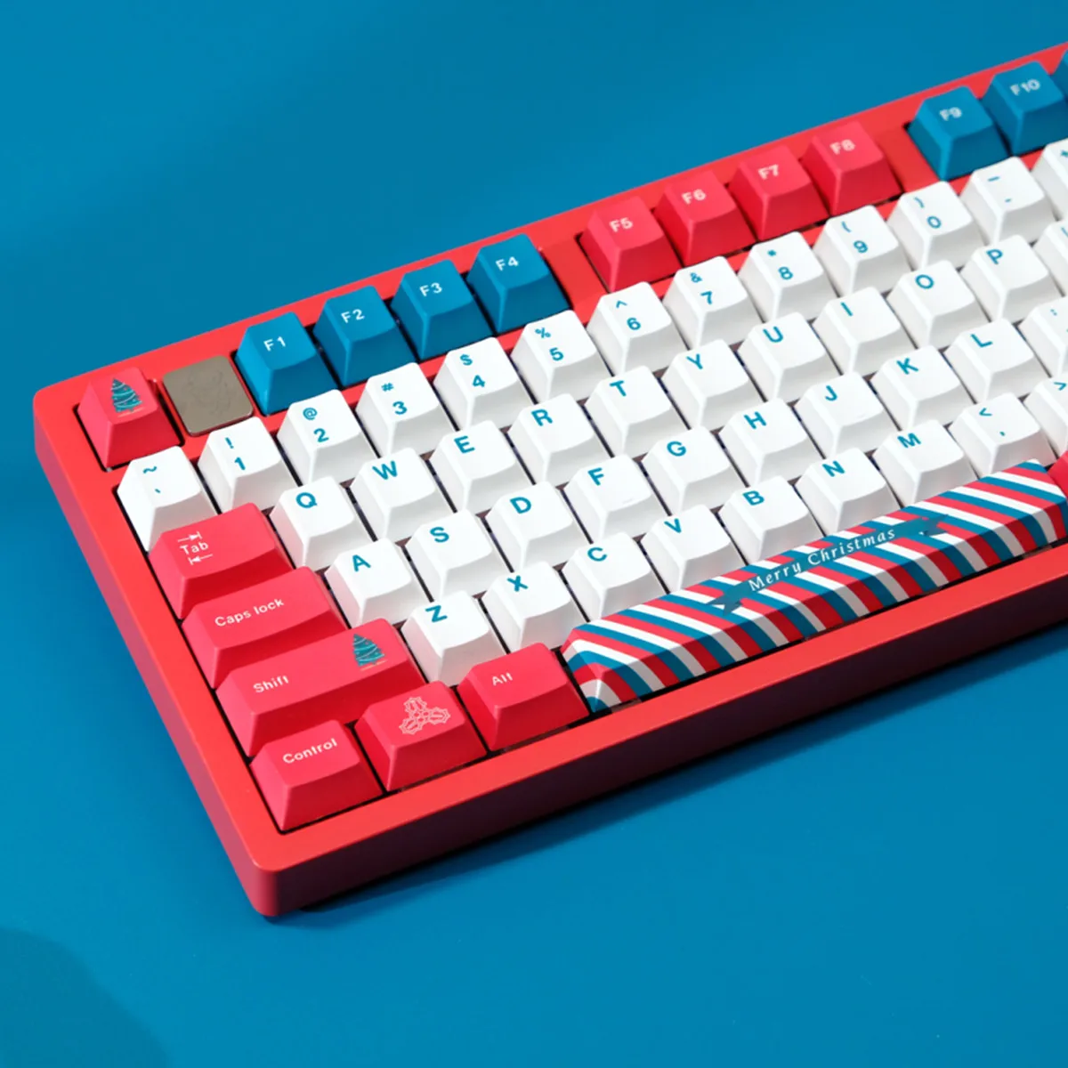 KBCaps 129 клавиши PBT Материал Рождественский Вишневый профиль краска Сублимация