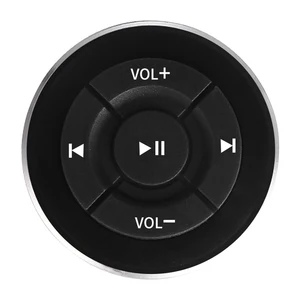 Wireless Bluetooth-compatible Media Steering Wheel Remote Control Mp3 Music Player for Android IOS S in USA (United States)