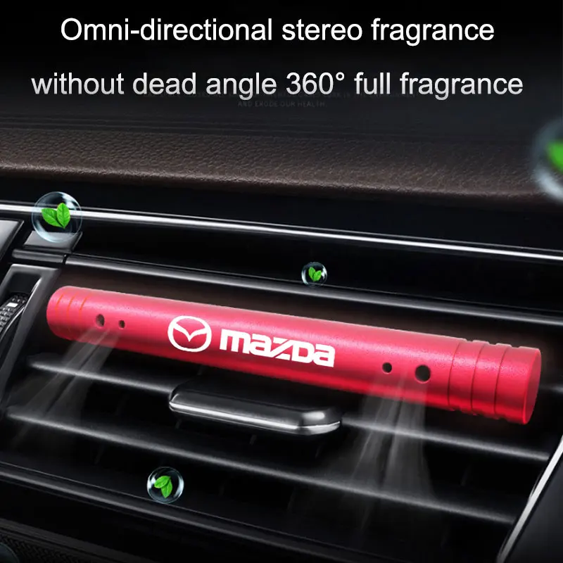 

Car Air Freshener Air Outlet Solid Perfume Diffuser for Mazda 3 bk bl bj bn 323 Axela Atenza CX-3 CX-4 CX5 CX-7 CX-9 Accessories