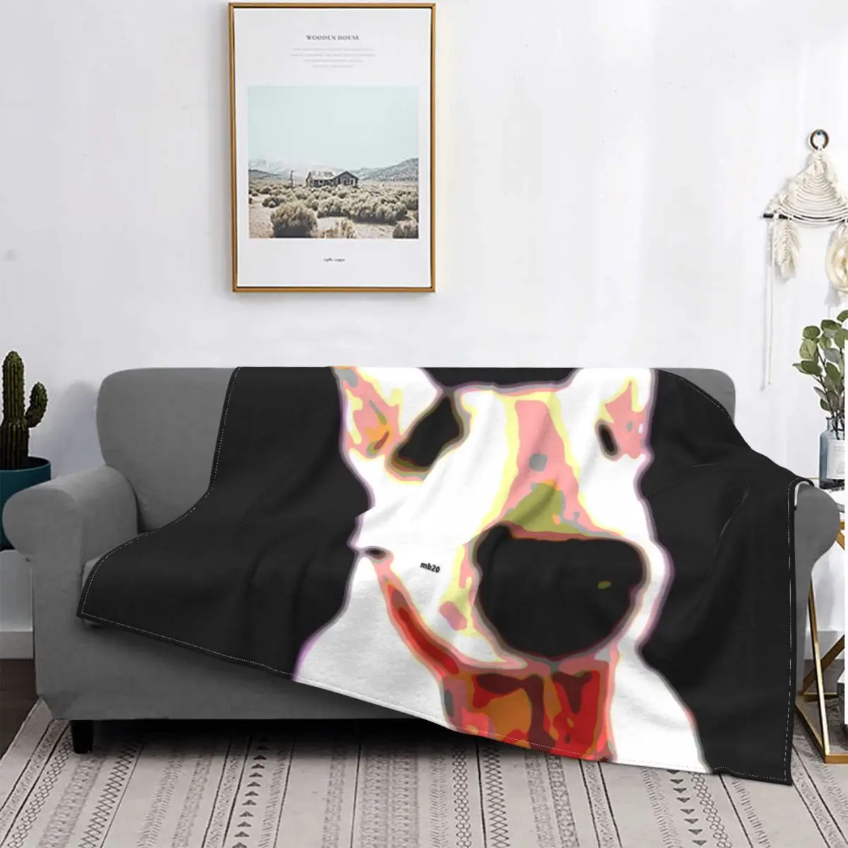 

Одеяло для собак Bull Terrier, Коралловое флисовое плюшевое осенне-зимнее многофункциональное мягкое покрывало для постельного белья, плюшевое ...