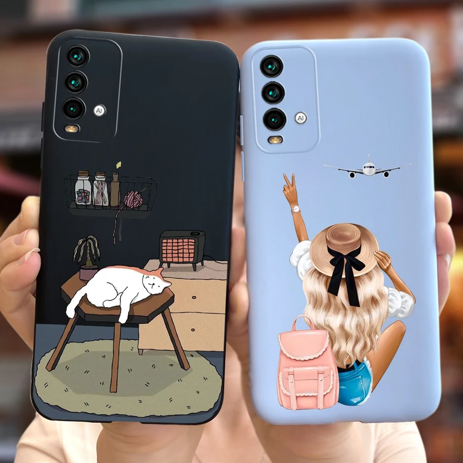 Чехол для Xiaomi Redmi 9T милый модный мультяшный чехол на заднюю панель 6 53 дюйма мягкий