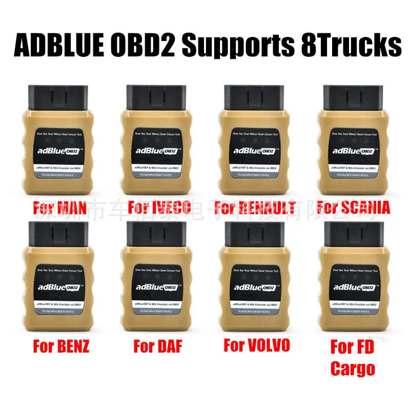 OBD2 Truck AdblueOBD2 Emulator for RENAULT Adblue/DEF Nox Emulator Via OBD2 Adblue OBD2 for Renault