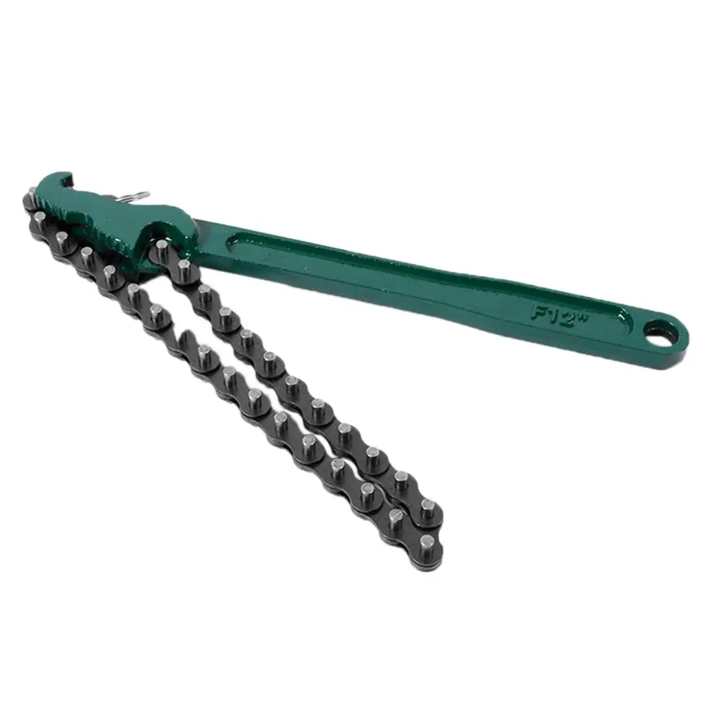 

Adjustable Oil Filter Wrench Remover Chain Type Spanner Repair Tool 40-150mm